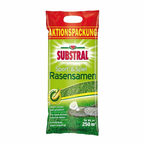 Substral Rasensamen Sport und Spiel 5kg Rasen Samen Rasen Neuansaat