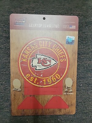 Kansas City Chiefs Desktop Team Logo Sign