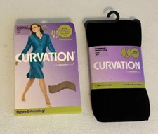 Curvations Tights Smoother Pantyhose Sculptor CURVACEOUS Size 1 NEW VINTAGE