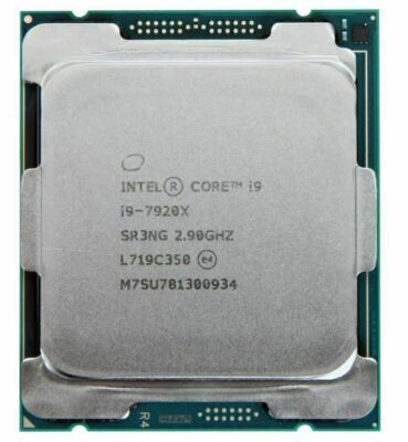 Intel Core i9-7920X 2.90GHz 12 Core 16.5M LGA-2066 SR3NG Desktop CPU Processor