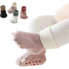 2Pairs Non-slip Warmer Baby Socks Infant Newborn Toddler Thick Sock 0 -18 Months