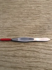 Castroviejo Suture Forcep, 1 X 2 Teeth, 0.9mm, German SS OR-Grade.