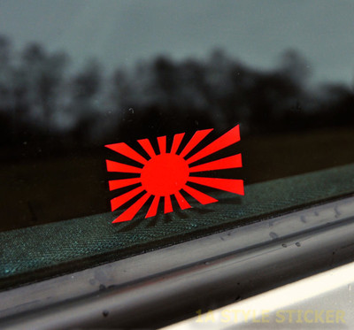 rising sun Aufkleber, made in japan, kriegsflagge, JDM tuning japan flagge 64