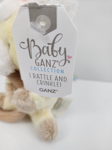 Baby Ganz 6" Crinkle and Rattle Bear Plush - Picture 6 of 6