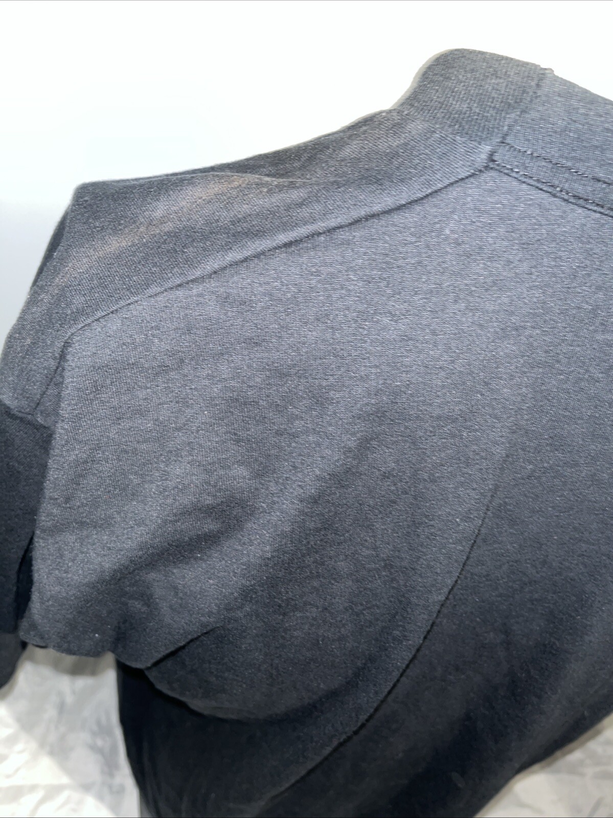 Vintage USA Authentic Solid Black Basic Tshirt Si… - image 3