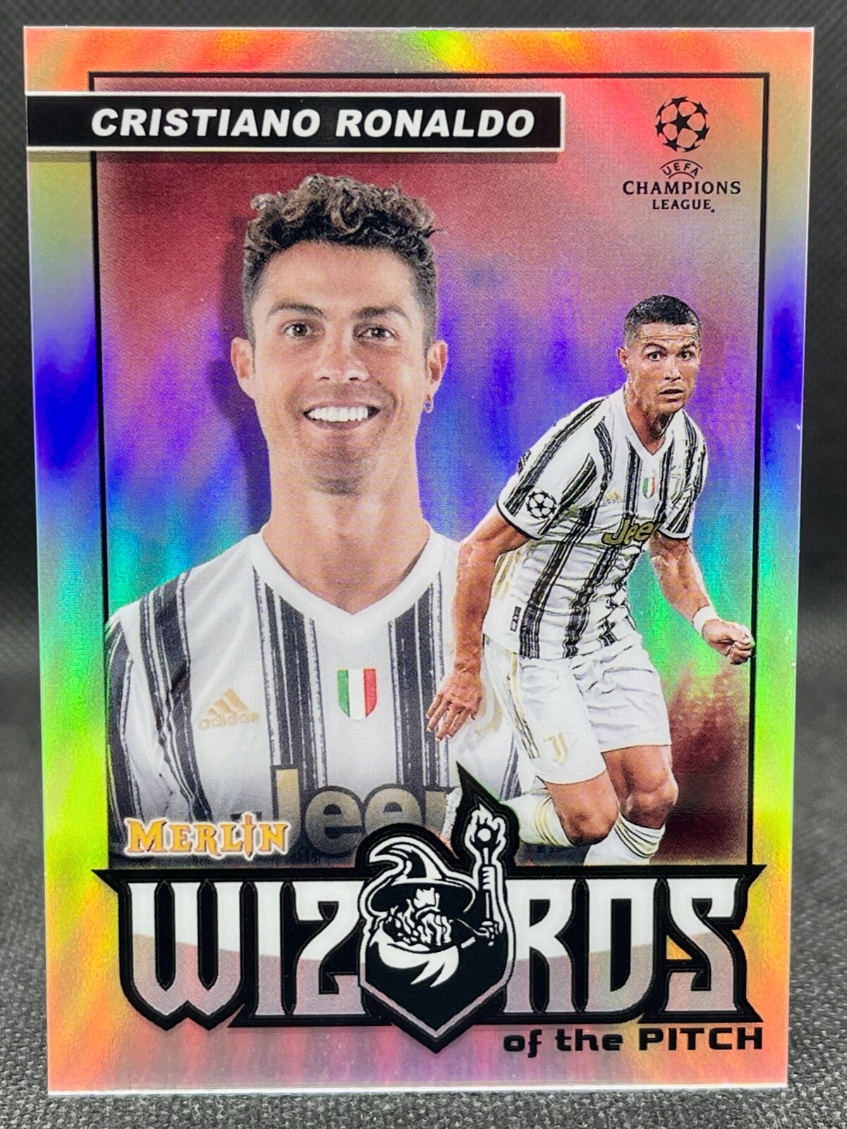 2020-21 Topps Merlin Chrome Cristiano Ronaldo Wizards of the Pitch Juventus
