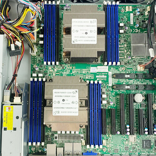 Supercloud R5410 G11 Server 36X3.5"LFF 9364-8I RAID 2X1200W PSU X11DPH-I LGA3647 - Picture 4 of 5