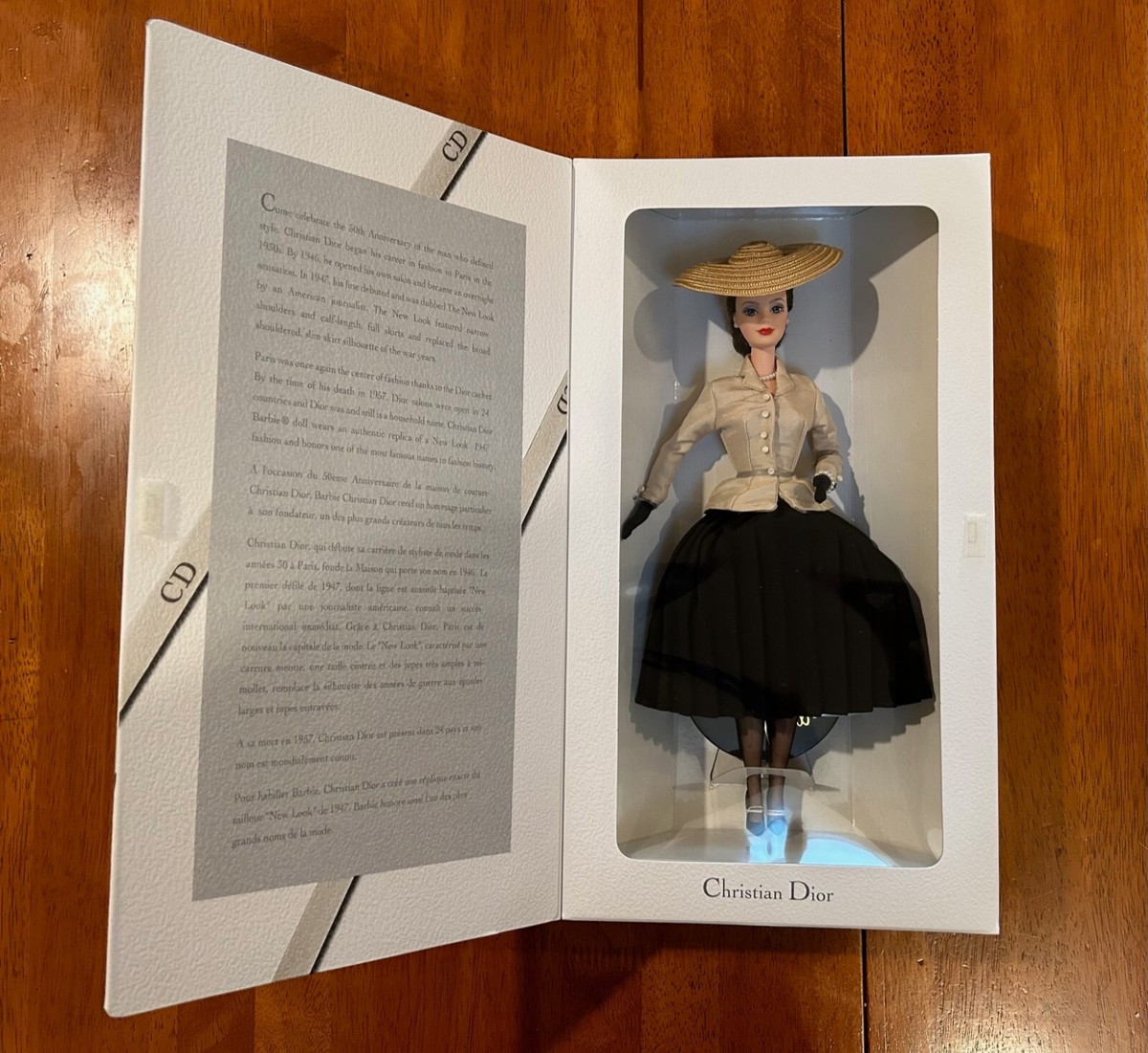 50TH ANNIVERSARY CHRISTIAN DIOR BARBIE DOLL WITH SWEEPSTAKES 