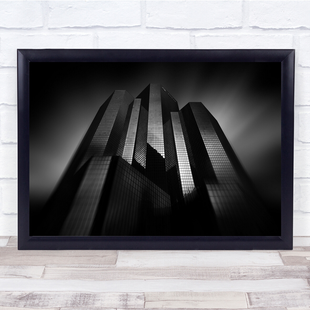 Dark Architecture Building Urban City Wall Art Print