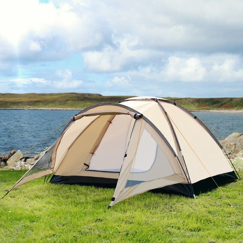 Kuppelzelt Iglu Zelt Camping Festival Trekking Strand 3 Personen Wandern Outdoor - Bild 3 von 9