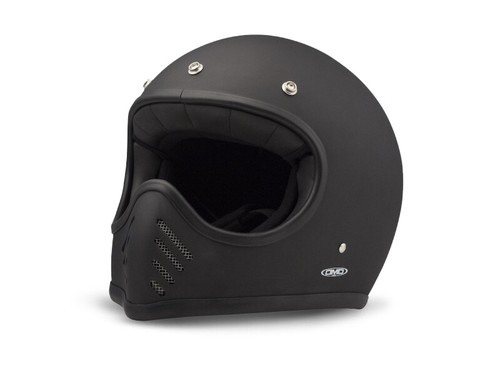 DMD SEVENTYFIVE NERO OPACO CASCO INTEGRALE VINTAGE IN FIBRA TAGLIE DA XS A  XXL | eBay