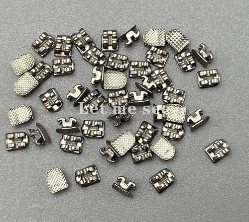 50pcs Dental Orthodontic Metal Bracket Mini Roth 022 345 Hooks Braces In Bulk - Afbeelding 9 van 11