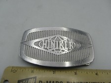 Vintage Hit Line Usa Hiniker Snow Ice Plows Equipment Company Belt Buckle