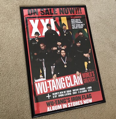 特大☆Wu Tang Clan ポスター 🔴 Wu-Tang Poster XXL 24x36 Authentic Rza Method Man Raekwon