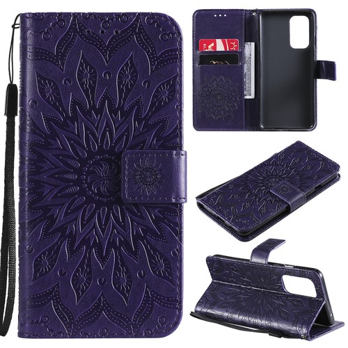For OnePlus Nord N100 N200 9 8T Flower Pattern PU Leather Flip Wallet Case Cover - Picture 19 of 20