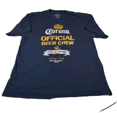 Playa Del Carmen Official Corona Beer TShirt  Beer Crew  Size XL