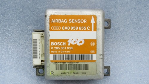 Audi A4 A6 - Airbag Sensor Steuergerät ECU / 8A0959655C BOSCH 0285001038 ##100