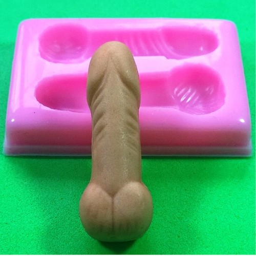Novedad Pequeño 3D Willy Pene Gallinas Fiesta Silicona Molde por Fairie Blessings - Imagen 6 de 8