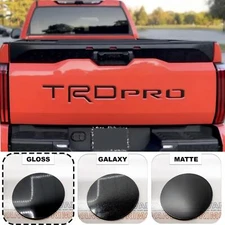 GLOSS BLACK Tailgate Letters for Tundra TRD Pro 2022 2023 2024 2025 NOT VINYL