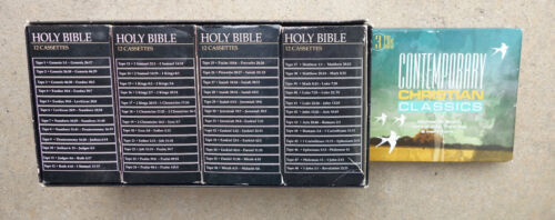 Święta Biblia Król James Scourby kaseta 48 współczesnych klasyków chrześcijańskich płyty CD - Zdjęcie 1 z 4