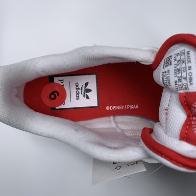Adidas X Disney Pixar Forum Low White Scarlet Red Mens Size