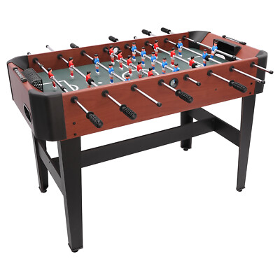 47'' Competition Sized Wooden Soccer Football Table Adults & Kids Home Outdoor