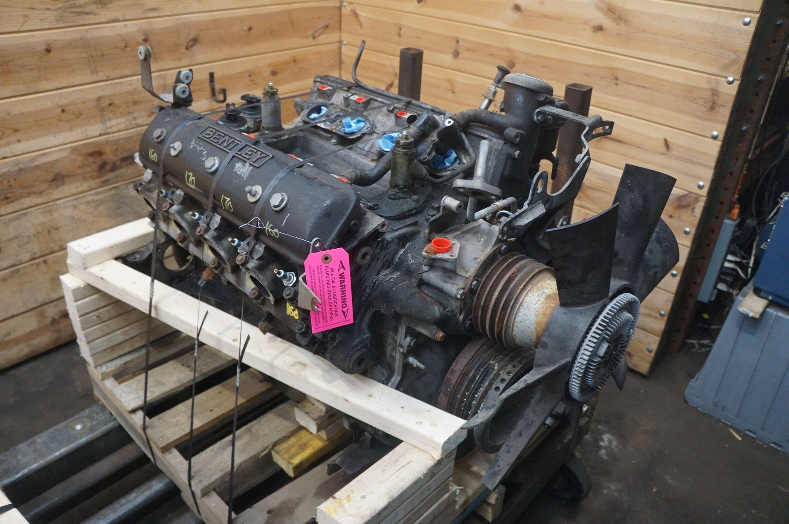 6.75L Turbo V8 Engine Long Block Bentley Turbo R Mulsanne S Brooklands 1990-92
