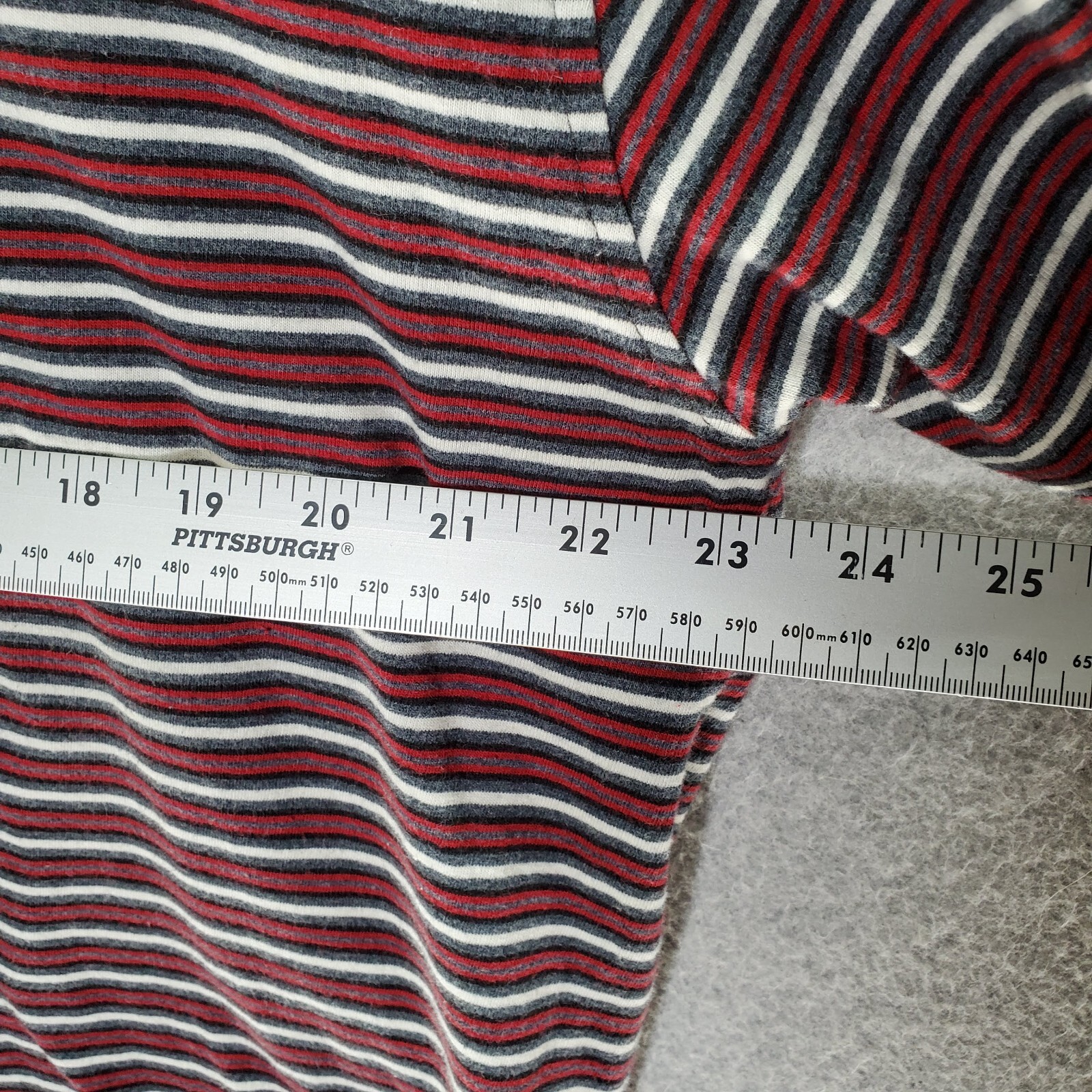 Disney Golf Collection Men Polo Shirt L Maroon Stripe… Gem