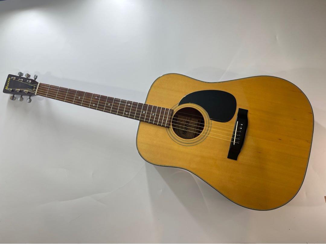 Acoustic Guitar Morris W-15 Natural Dreadnought Spruce Top Made in