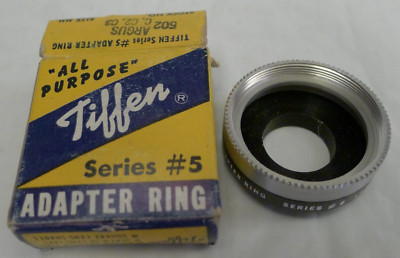 Tiffen Series 5 #502 Adapter Ring Screw-In For Argus C, C2, C3 with Box
