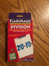 Flashmagic Division Flash Cards by Leap Frog