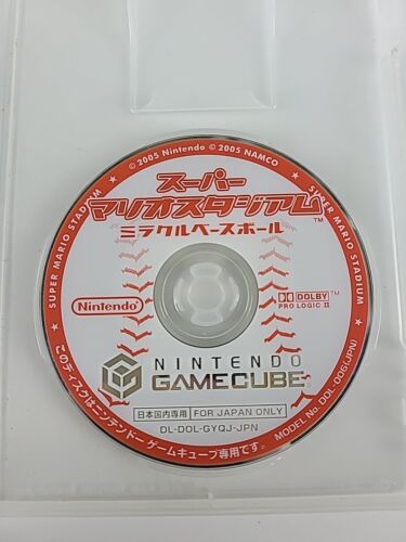 Super Mario Stadium Baseball Nintendo Gamecube NTSC-J Japanese Disc Only US