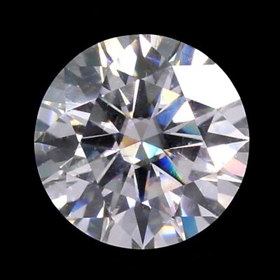 Natural DE Color VVS1 Clarity Brilliant Cut 3.75 MM Round White Diamond