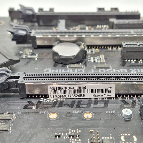 ASUS ROG Strix B450-F Gaming Motherboard ATX AMD Ryzen 2 AM4 DDR4 -NOT WORKING- - Photo 4/6