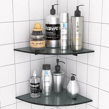2pack Glass Shelf Shower Caddie Shower Shelves For Inside Shower Drilling Free A