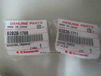 KAWASAKI ZXR400 ZX400H ZX400L ZX4 CRANK BUSHING SET BLUE 92028