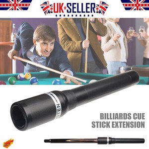 British Billiard Pool, Professional Telescopic Push on Snooker Sticks Extension Gato Stretch Snooker Rod Supplies Accessories