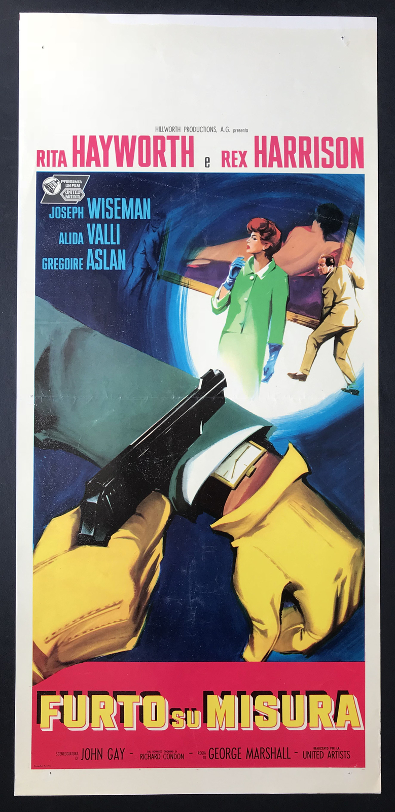 Locandina originale film Furto su misura (1961) - Regia di George Marshall