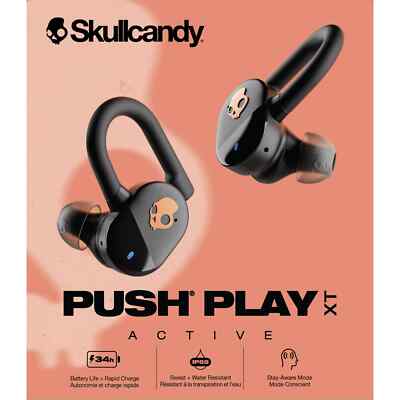 Skullcandy Push Play Active XT Black/Orange (Certified Refurbished