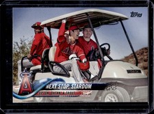 2018 Topps Next Stop Stardom Justin Upton Shohei Ohtani Mike Trout Rookie #US158