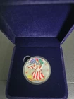 2001 Colorized American Eagle 1 Troy Oz. Silver Dollar - Capsulated
