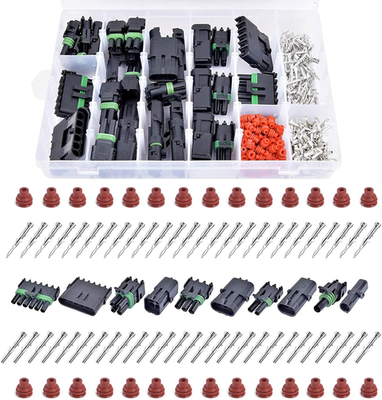 #ad #ad MUYI 329PCS Weather Pack Connectors Kit 23 Sets Waterproof Connector 1 2 3 4 6 $43.99