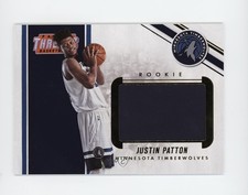 2017-18 Panini Threads Box Topper Rookie Memorabilia Justin Patton #BTR-JPT 0r4