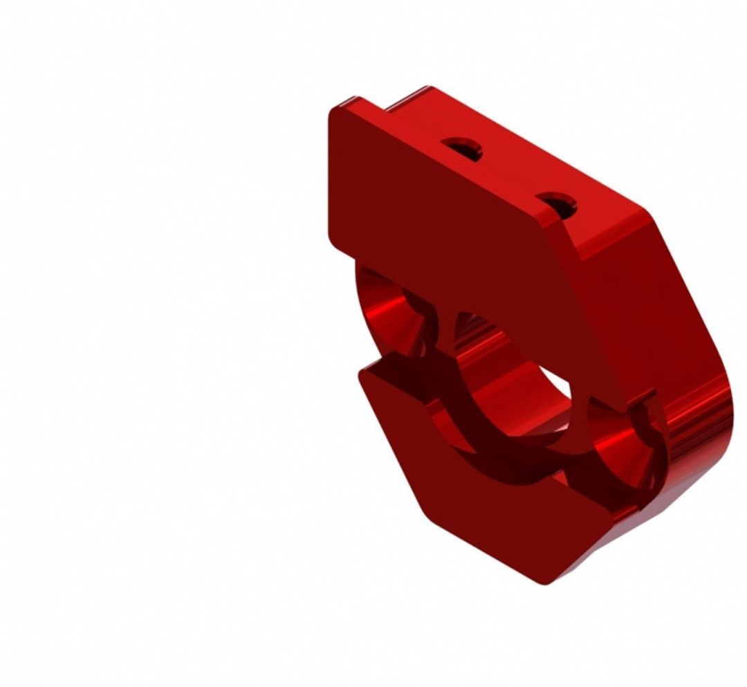 Arrma V4 Sliding Motor Mount Plate - Red Z-ARA320469