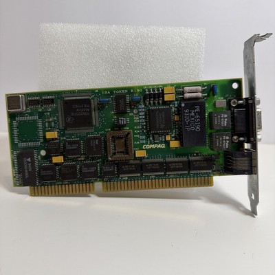 COMPAQ 142836-001 ISA TOKEN RING ADAPTER CARD ASSY 004063-001 DIAG 004064