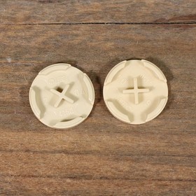 LEGO Star Wars Tan Tile Round 2x2 Dark Red Semicircles Pattern 4150px33 Qty 2