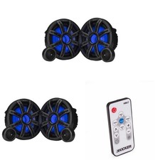 Kicker 51MSS84 - MSS 8-Inch Premium Marine 4-Ohm LED Component System 2 Pai...