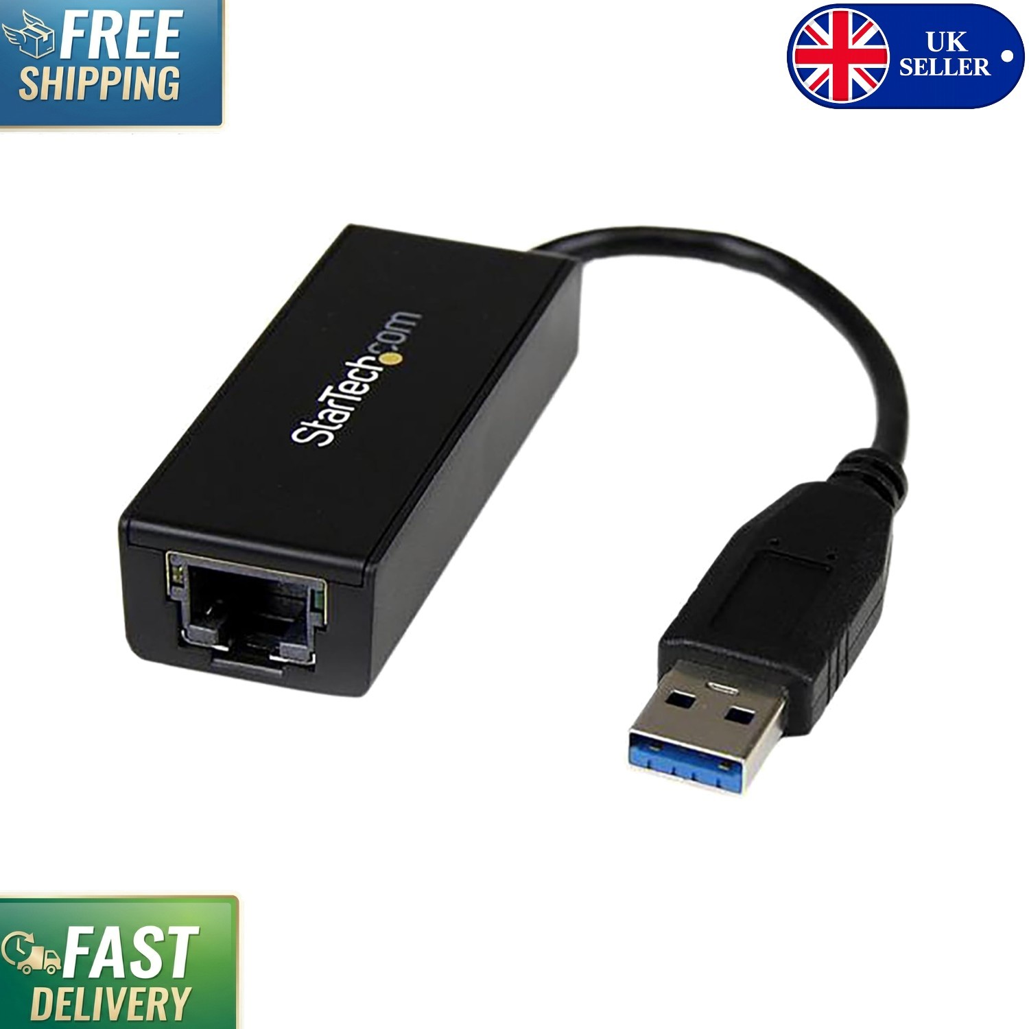Plug-and-Play USB 3.0 to Gigabit Ethernet Adapter - Versatile Network Solution