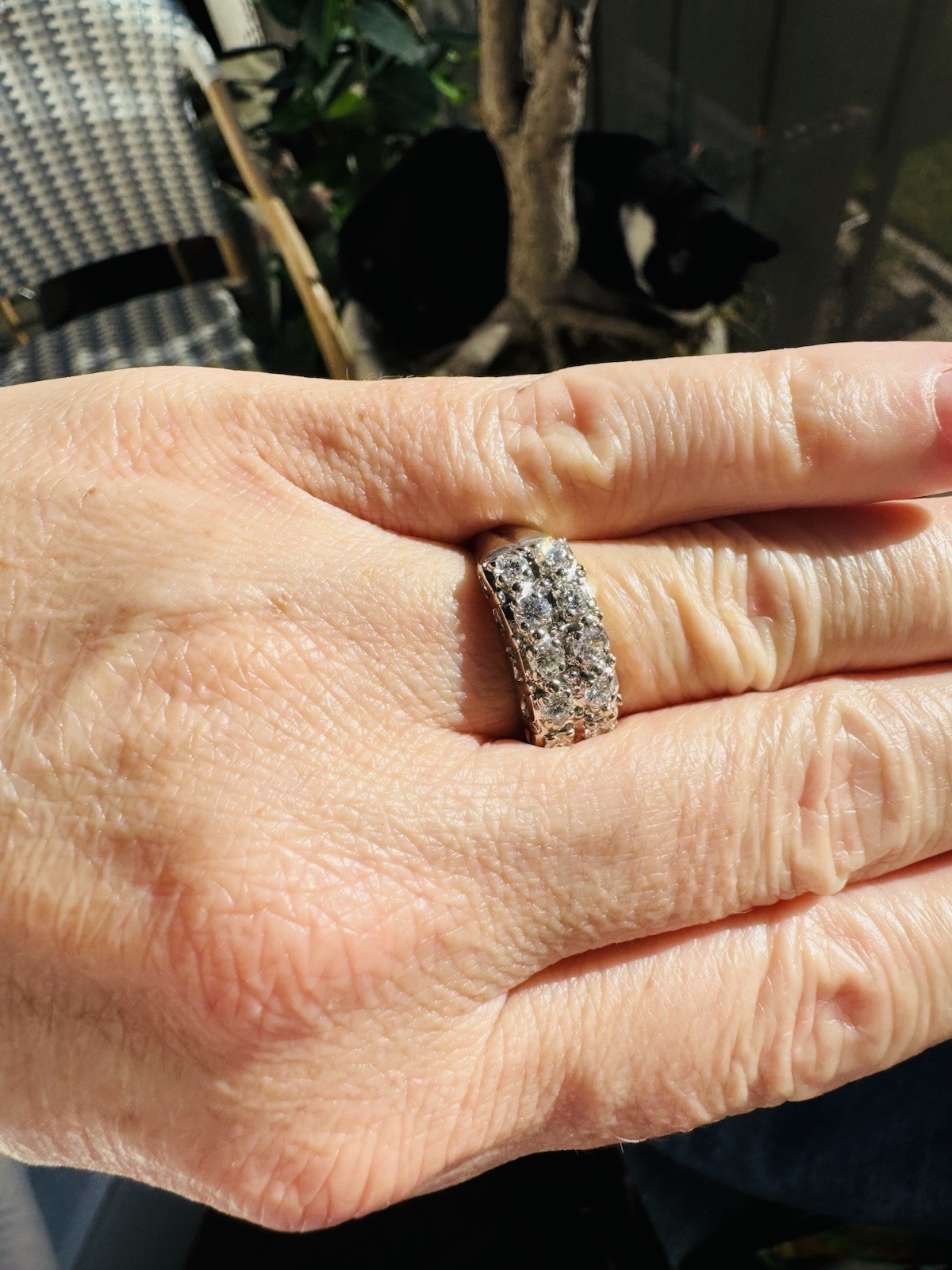 Diamond Ring  - 14k Solid Gold - Natural Diamonds… - image 9