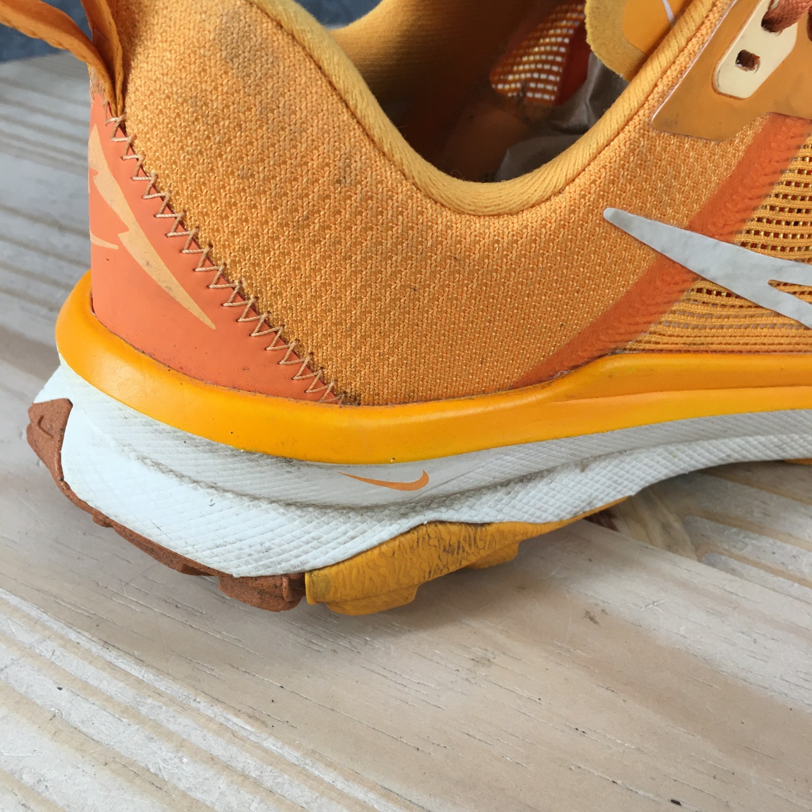 Nike React Terra Kiger 9 Trail Running Shoes Womens 9.5 Lace Up Sneakers Orange image 3
